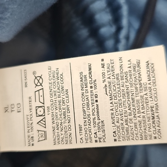 NWT Old NAVY Blue Jogger Pants Go Dry Tapered SZ XL - Picture 8 of 9